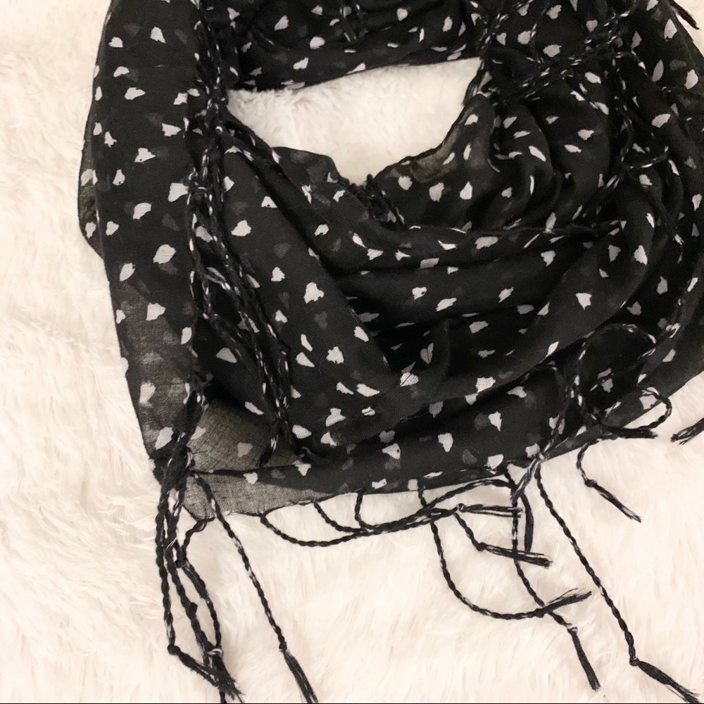 Bp. Nordstrom black and white Infinity Scarf Bp